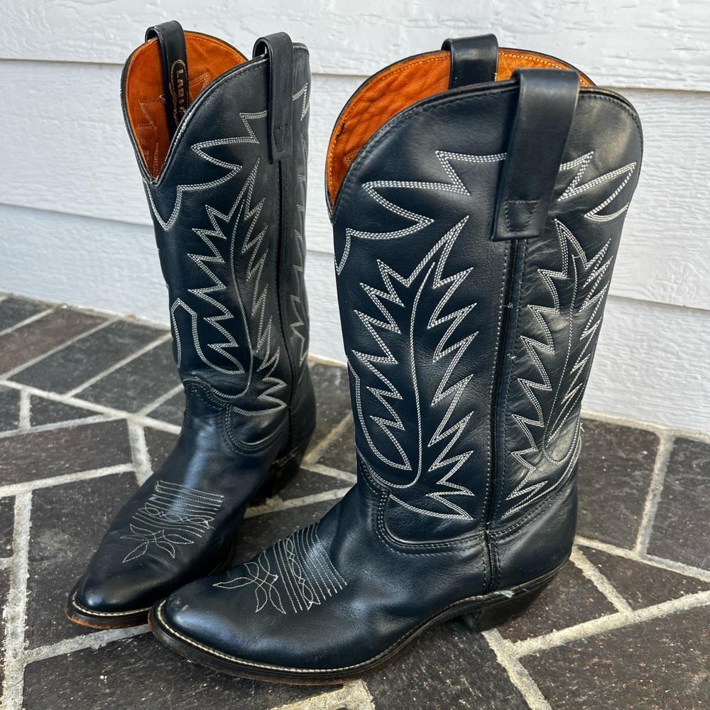 Men’s 8.5 Navy Blue Cowboy Boots